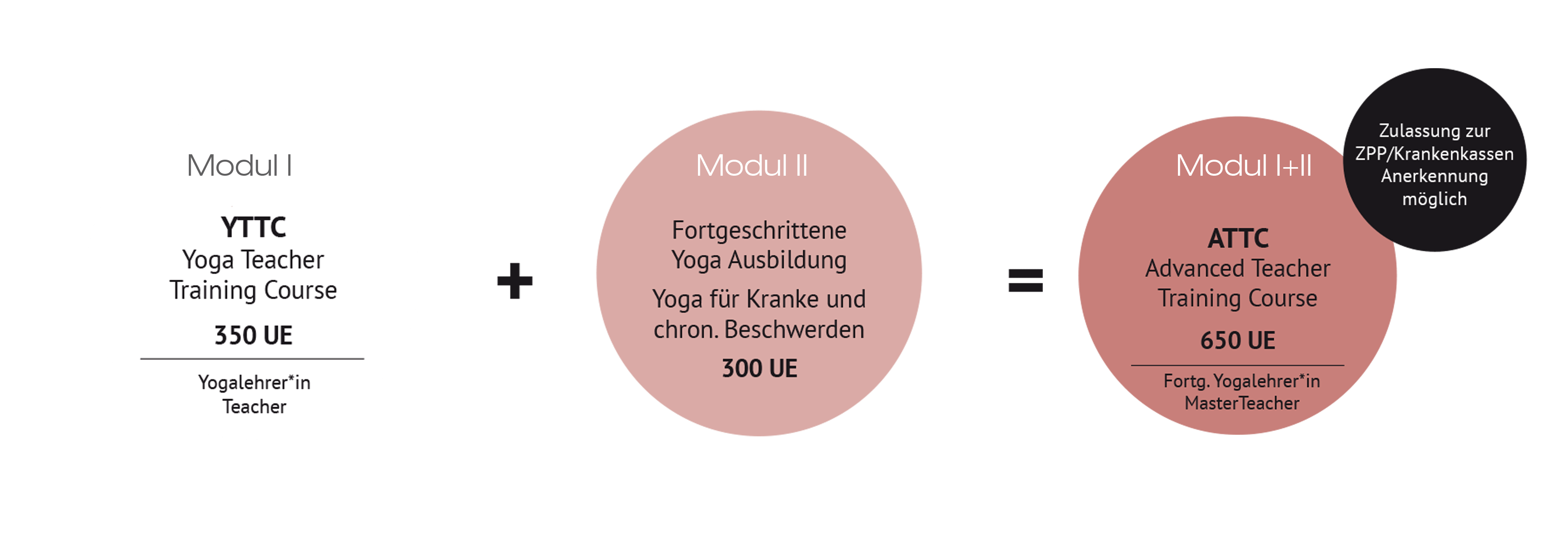 Schematischer Aufbau der Yogalehrerausbildung in Köln